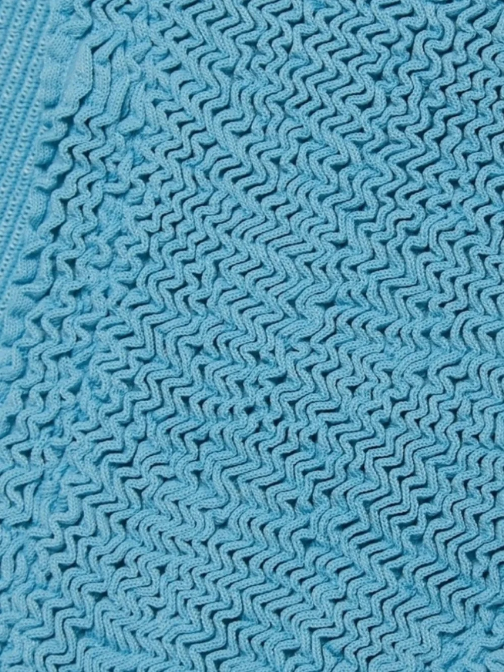 Hunza G Virginia Crinkle Light Blue Bikini Set Swimsuit Tankini OS